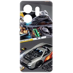 Чехол-накладка Krutoff Soft Case Постер для INFINIX Zero 30 4G черный