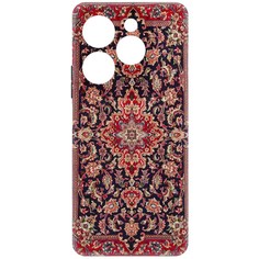 Чехол-накладка Krutoff Soft Case Тот самый ковер для INFINIX Hot 40 Pro черный