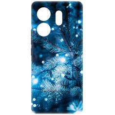 Чехол-накладка Krutoff Soft Case Гирлянда для INFINIX Zero 30 4G черный