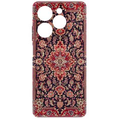 Чехол-накладка Krutoff Soft Case Тот самый ковер для INFINIX Hot 40i черный