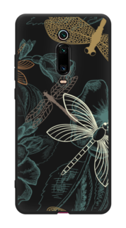 Чехол Awog на Xiaomi Redmi K20/K20 Pro/Mi 9T/9T Pro "Тени стрекоз"