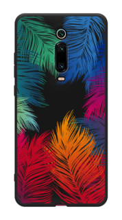 Чехол Awog на Xiaomi Mi 9T/9T Pro/Redmi K20/K20 Pro "Рамка из перьев"