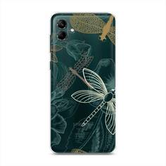 Чехол Awog на Samsung Galaxy A04 / Самсунг A04 "Тени стрекоз"