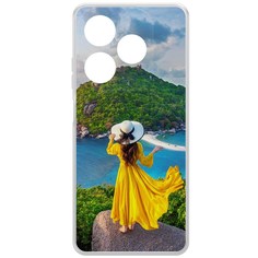 Чехол-накладка Case Платье летнее женское для ITEL P55 Krutoff