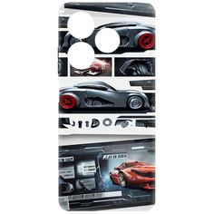 Чехол-накладка Krutoff Гаражный постер для INFINIX Smart 8 Plus