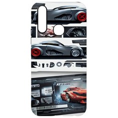 Чехол-накладка Софт Гаражный постер для Vivo Y11 Krutoff
