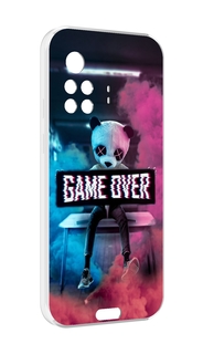 Чехол MyPads картина-панда для Blackview BV9200 противоударный