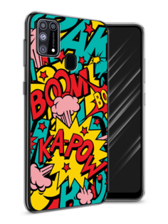 Чехол Awog на Samsung Galaxy M31 / Самсунг M31 "Постер pop art"