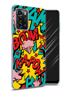 Чехол Awog на ZTE Blade A72 / ЗТЕ Блэйд A72 "Постер pop art"