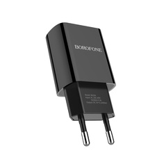 Сетевое зарядное устройство Borofone BA20A Sharp 1xUSB, черный