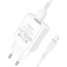 Сетевое зарядное устройство Borofone BA74A lightning - usb 1xUSB Type-C 2.1 А белый