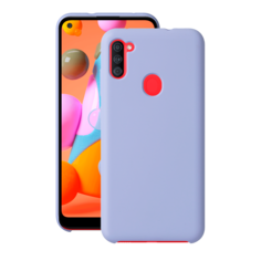 Чехол накладка Deppa Liquid Silicone для Samsung Galaxy A11 A115 Purple (арт. 87577)