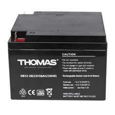 Аккумулятор для ИБП THOMAS 26 А/ч 12 В (ThomasGB12-26Ah12V26Ah) Thomas