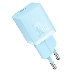 Сетевое зарядное устройство Baseus CCGAN30E5-M 1xUSB Type-C 3 А голубой