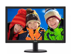 23.6" Монитор Philips 243V5QHSBA Black 75Hz 1920x1080 VA