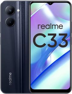 Смартфон REALME C33 4/128Gb, черный