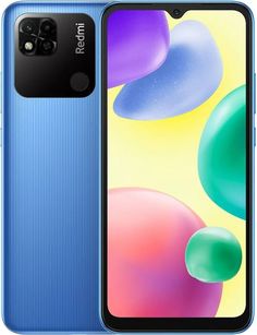 Смартфон Xiaomi Redmi 10A RU, 6.53", IPS, 2 Гб, 32 Гб, 13 Мп, 5 Мп, 5000 мАч, синий
