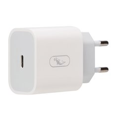 Сетевое зарядное устройство SKYDOLPHIN SC38 (1TYPE-C/5V/2.4A) без кабеля, белый No Brand
