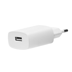 Сетевое зарядное устройство SKYDOLPHIN SC06 (1USB/5V/2.4A) без кабеля, белый No Brand