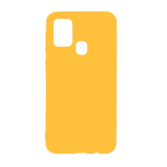 Чехол силиконовый для Samsung M31 NANO 2.0 mm с магнитом желтый