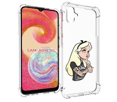 Чехол MyPads принцесса-в-татуировках женский для Samsung Galaxy A04e