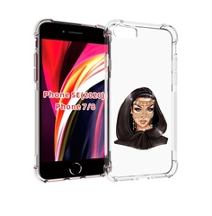 Чехол MyPads девушка-в-золотой-маске для iPhone 7 4.7 / iPhone 8 / iPhone SE 2 (2020)