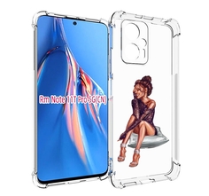 Чехол MyPads Девушка-на-подушке женский для Xiaomi Redmi Note 11T Pro / 11T Pro Plus / ...