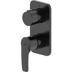 Смеситель для ванны IDDIS Ray на три выхода, черный матовый (RAYBL00i68)