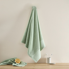 Полотенце махровое Strisce, зеленое Cozy Home