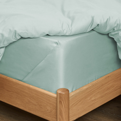 Простыня Light teal перкаль Cozy Home