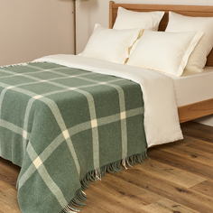 Плед Striscia calda, зеленый Cozy Home