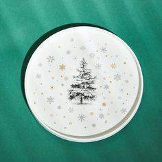 Тарелка Сhristmas snow Cozy Home