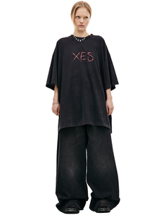 Оверсайз футболка с принтом XES Vetements