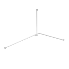 Карниз для ванной WasserKRAFT Kammel 180x90 см
