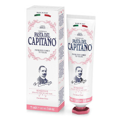 Премиум Зубная паста Pasta del Capitano "Чувствительные зубы" 75 мл