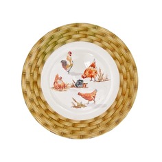 Тарелка глубокая Grace by Tudor Country farmyard 20см
