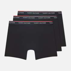 Комплект мужских трусов Tommy Hilfiger Underwear 3-Pack Premium Essential Boxer Briefs, цвет чёрный, размер XL