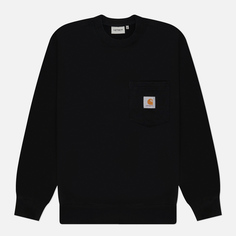 Мужская толстовка Carhartt WIP Pocket, цвет чёрный, размер XL