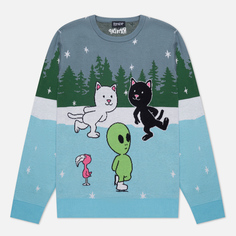 Мужской свитер RIPNDIP Skating With Friends, цвет голубой, размер M