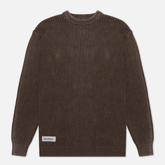 Мужской свитер Butter Goods Washed, цвет коричневый, размер M