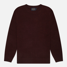 Мужской свитер Pendleton Shetland Crew Neck, цвет бордовый, размер S