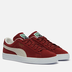 Мужские кроссовки Puma Suede Classic XXI, цвет бордовый, размер 45 EU