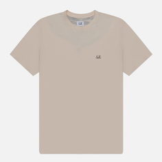 Мужская футболка C.P. Company 30/1 Jersey Goggle, цвет бежевый, размер XXL