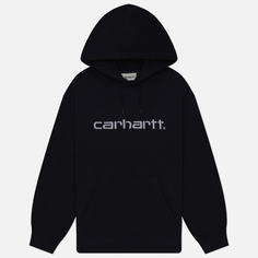 Мужская толстовка Carhartt WIP Hooded Carhartt, цвет чёрный, размер XXL