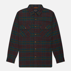 Мужская рубашка Pendleton Burnside Flannel, цвет коричневый, размер L