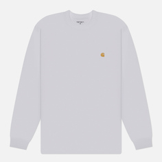 Мужской лонгслив Carhartt WIP Chase, цвет белый, размер M