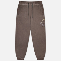 Мужские брюки Evisu Evisukuro Garment Pigment Dyed Ink Splash, цвет коричневый, размер L