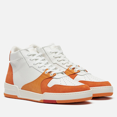 Мужские кроссовки Zespa ZSP24 Nappa/Suede Bicolor, цвет оранжевый, размер 40 EU