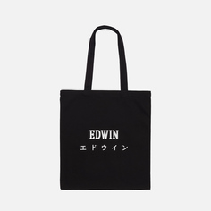 Сумка Edwin Logo Tote, цвет чёрный