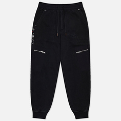 Мужские брюки Evisu Evisu & Seagull Print Woven Pockets, цвет серый, размер L